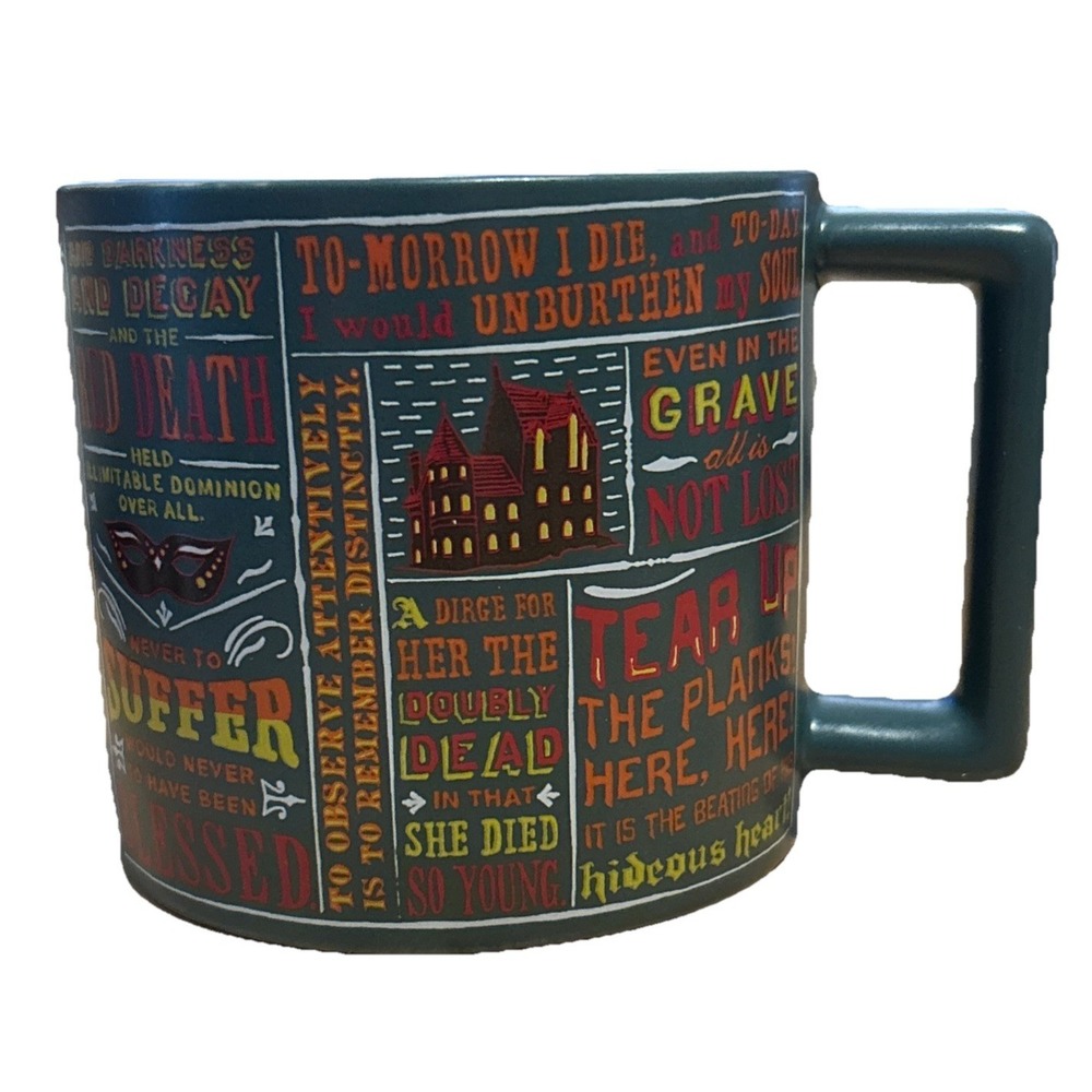 Edgar Allen Poe Quotes Coffee Mug by The Unemployed Philosphers Guild